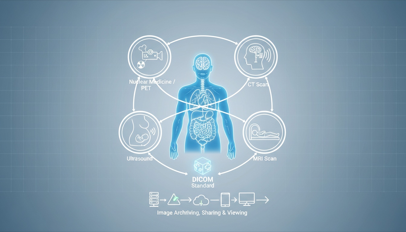 Soorten en modaliteiten van medische beeldvorming - Gemaakt door PostDICOM